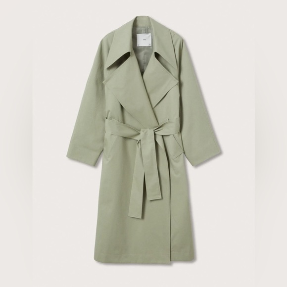 Mango water repellant trench coat - Picture 4 of 4